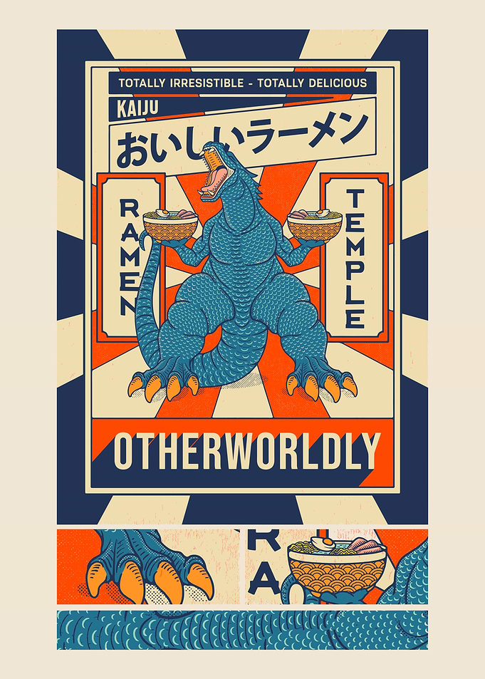 Kaiju Ramen Poster