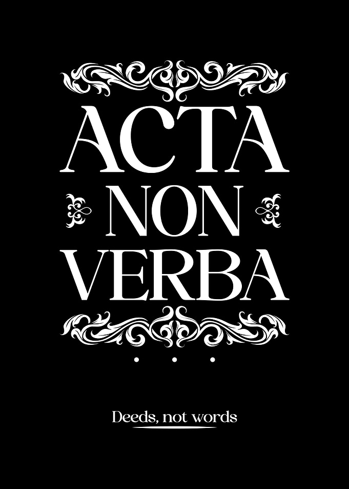 Acta Non Verba