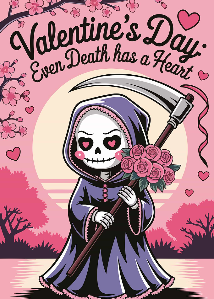 Grim Reaper Valentine's Day