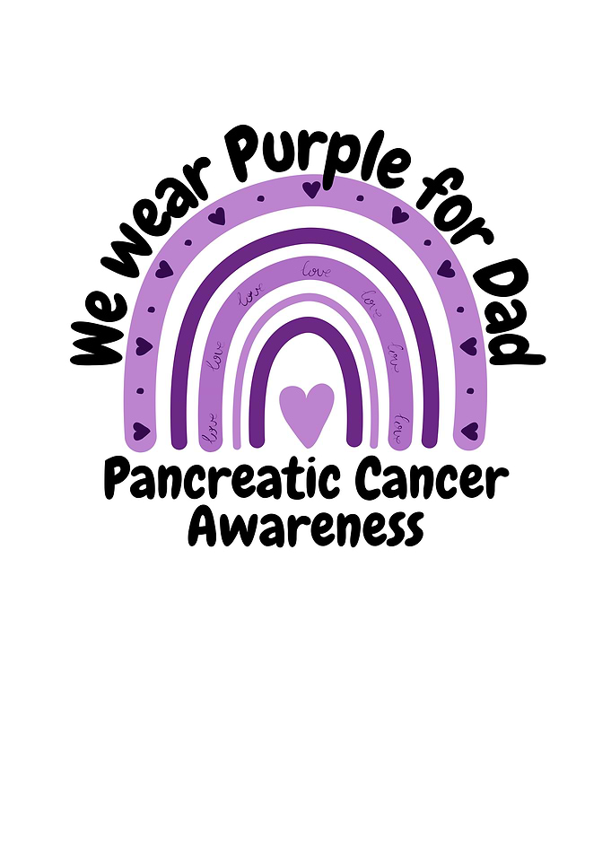 Purple Rainbow Pancreatic Cancer Awareness