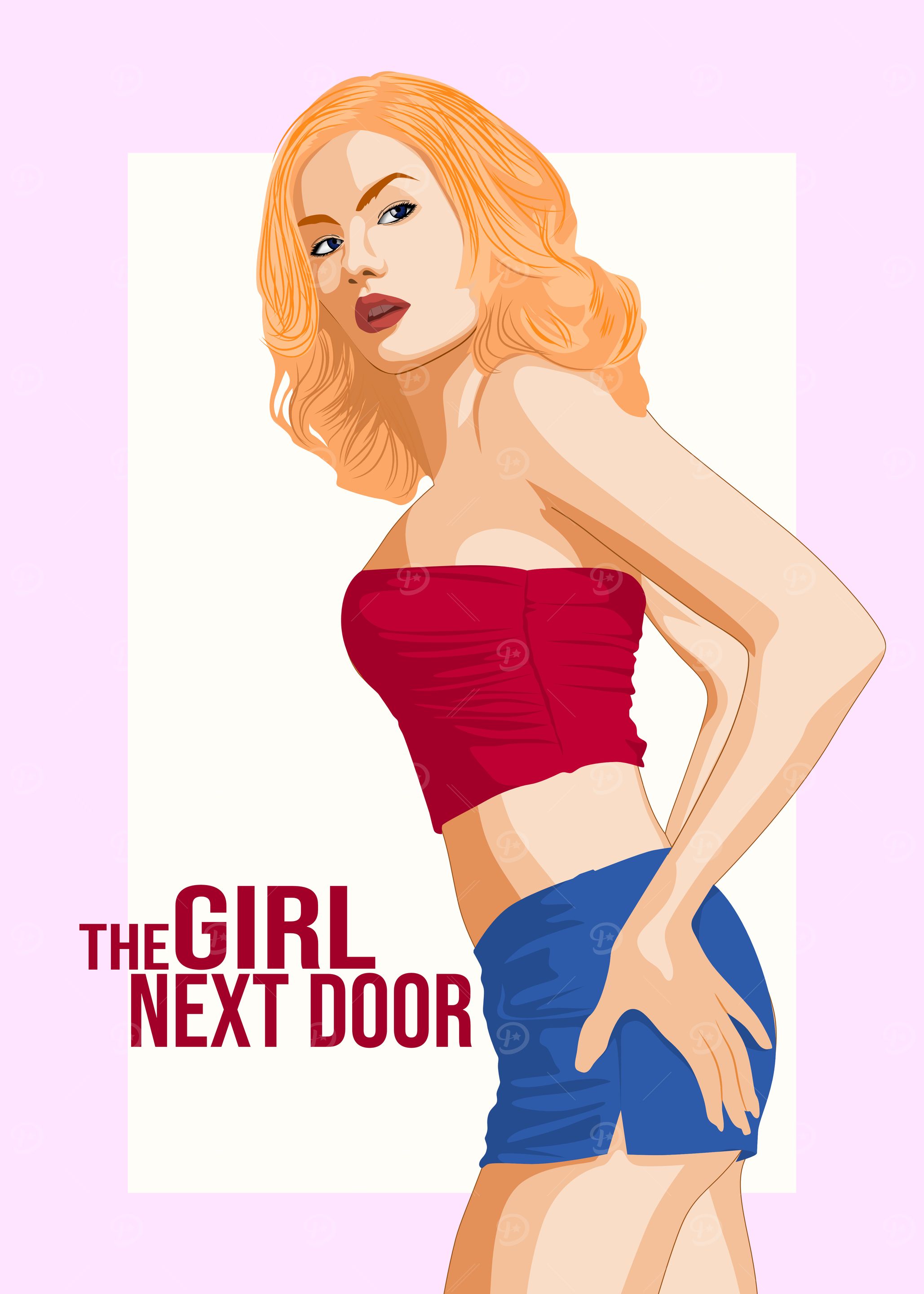 The Girl Next Door Illustration
