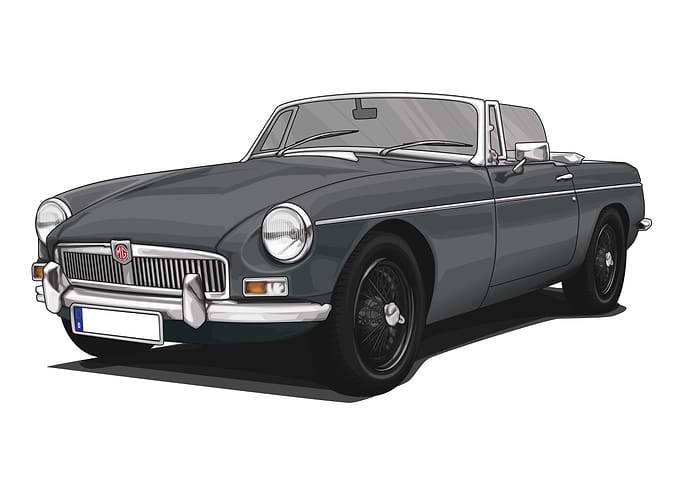 MG MGB Cabriolet Grey