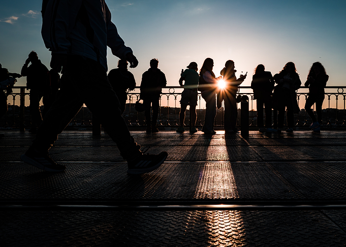 Silhouettes at Sunset