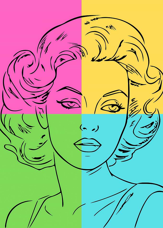 Woman Portrait Pop Art