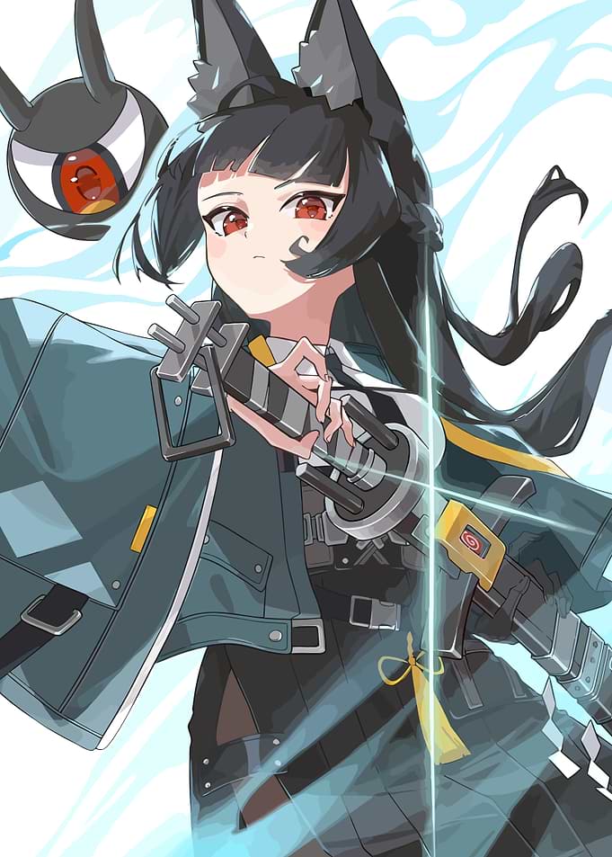 Anime Girl with Weapon