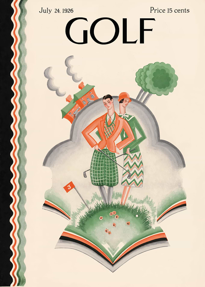 Vintage Golf Magazine Cover