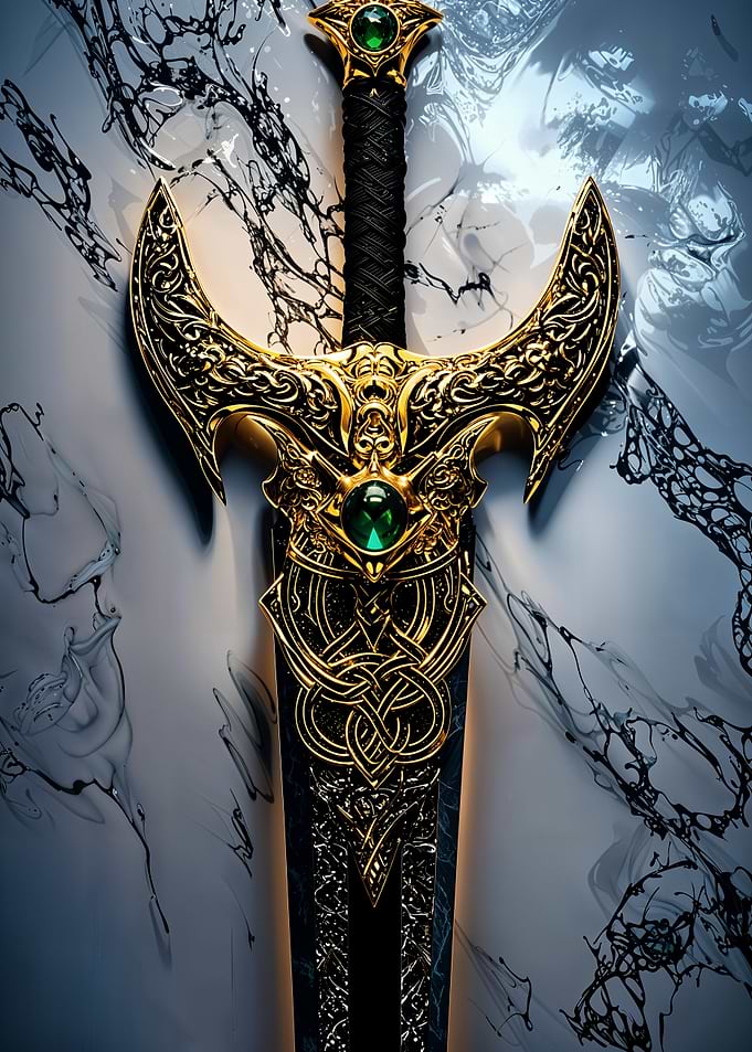 Ornate Golden Sword