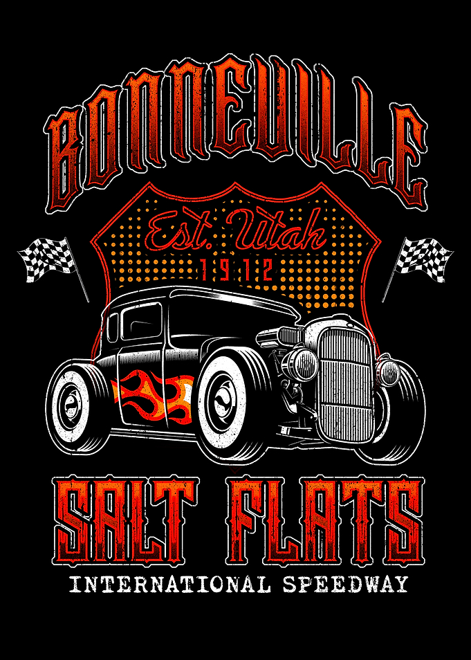Bonneville Salt Flats Speedway Hot Rod