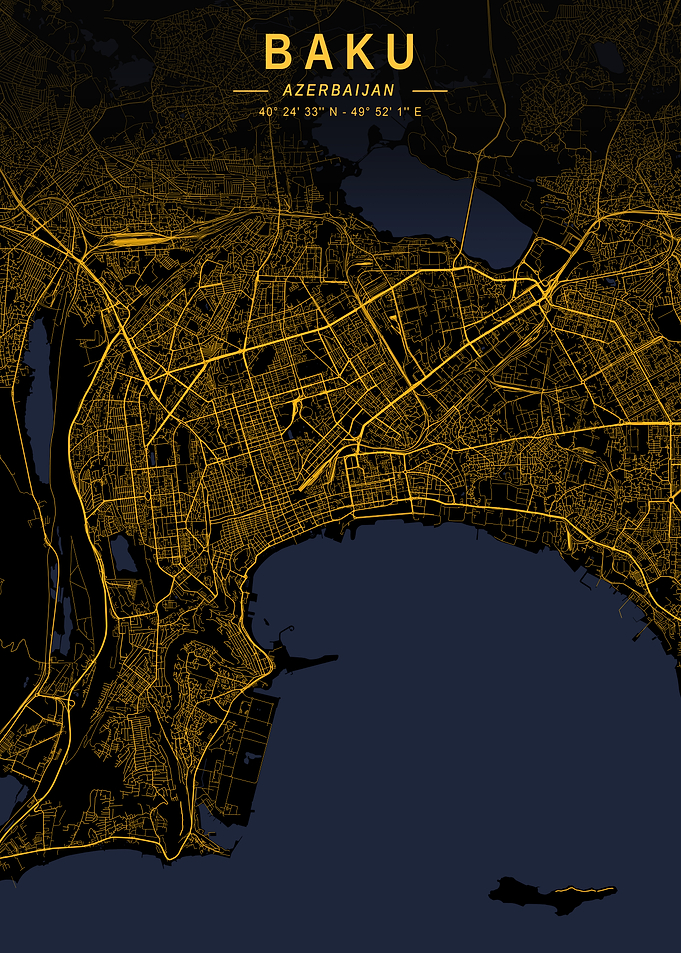 Baku Golden City Map