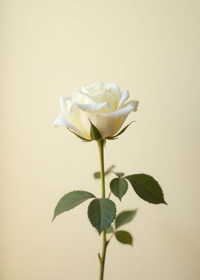 Single White Rose