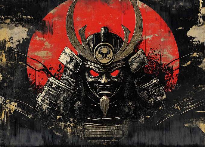 Samurai Warrior Art Print