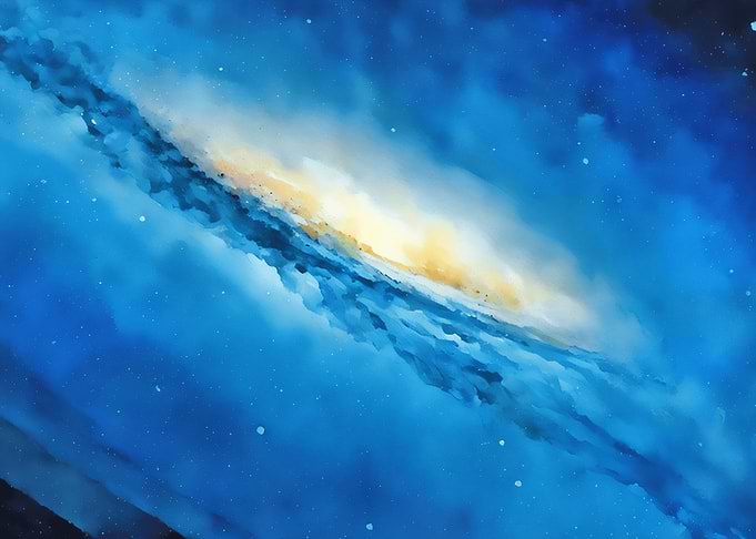 Cosmic Galaxy Art