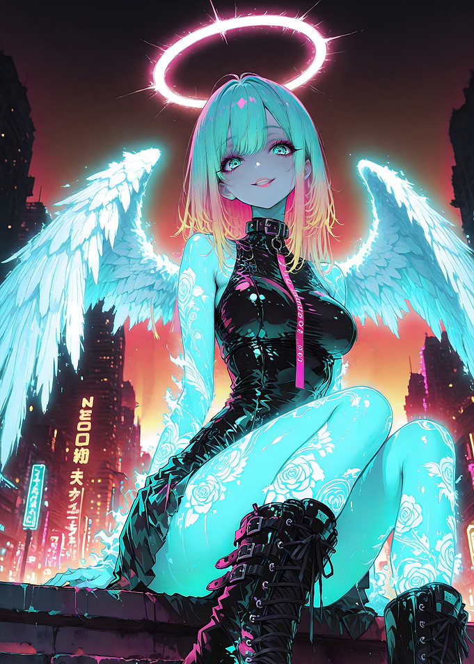 Cyberpunk Angel