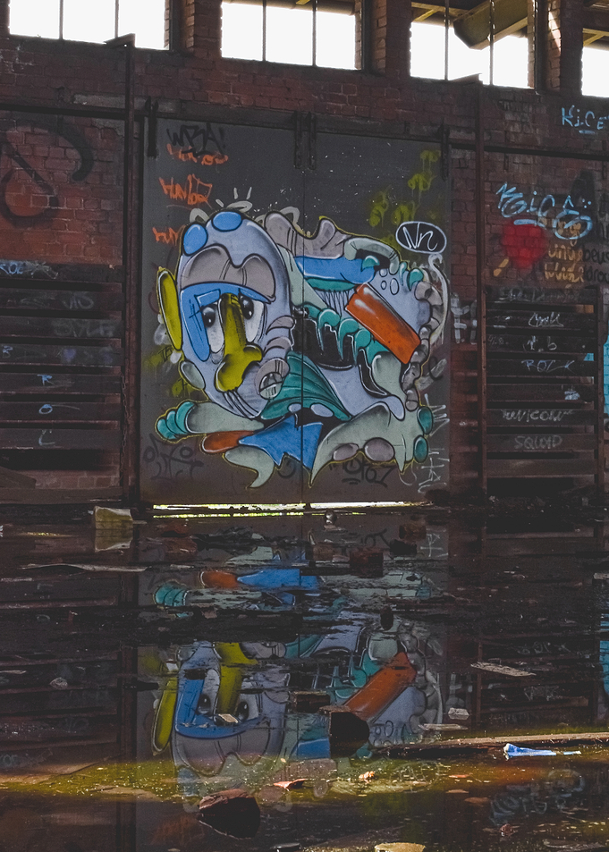 Graffiti Art on Brick Wall