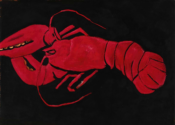 Red Lobster Painting