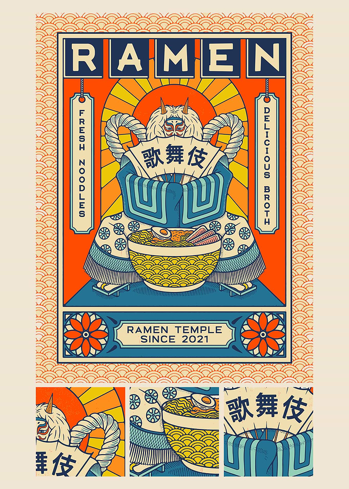 Ramen Temple Poster