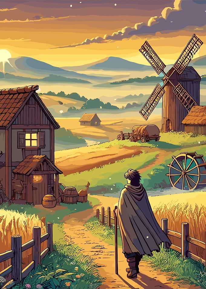 Fantasy Village Sunset