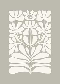 White Floral Pattern