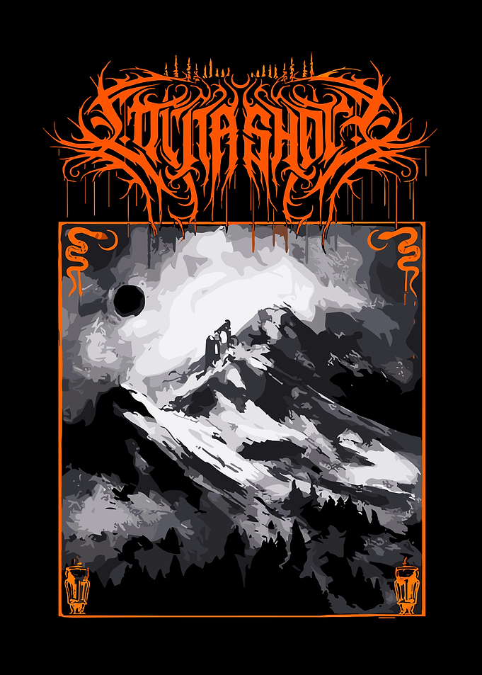 Nocturnal Mountain Scene