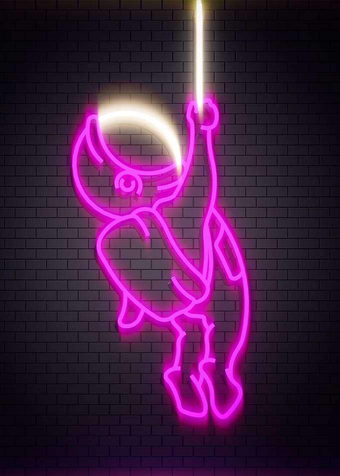Neon Astronaut