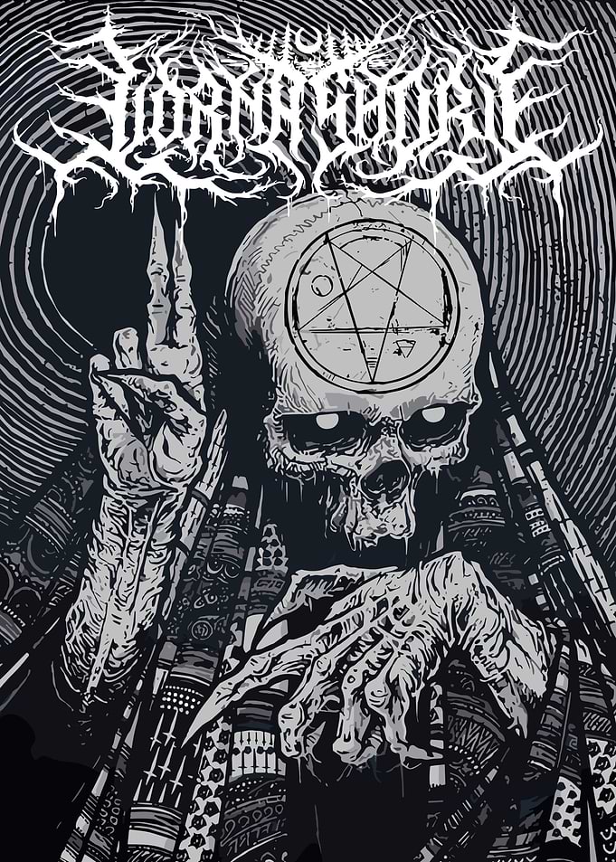 Skeleton with Pentagram