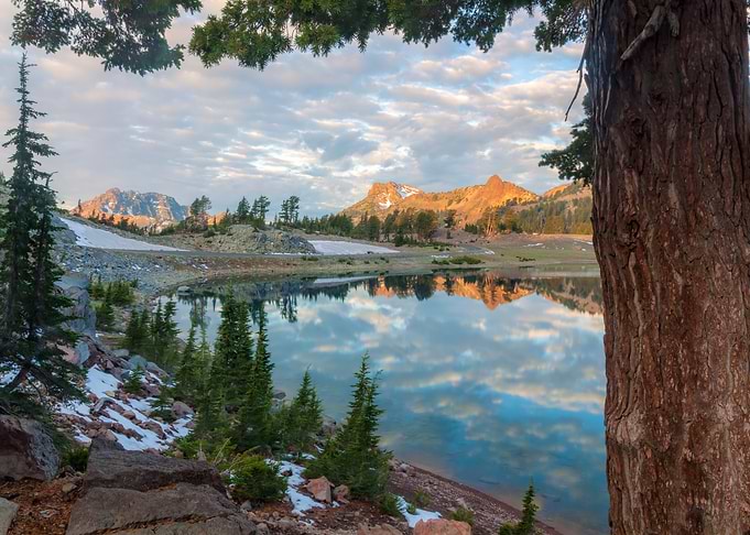 Mountain Lake Reflection