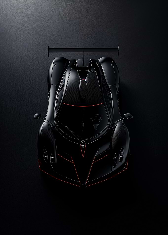 Black Pagani Huayra