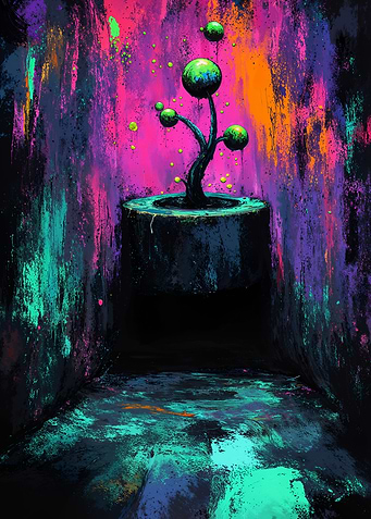 Neon Growth – The Awakening Tree