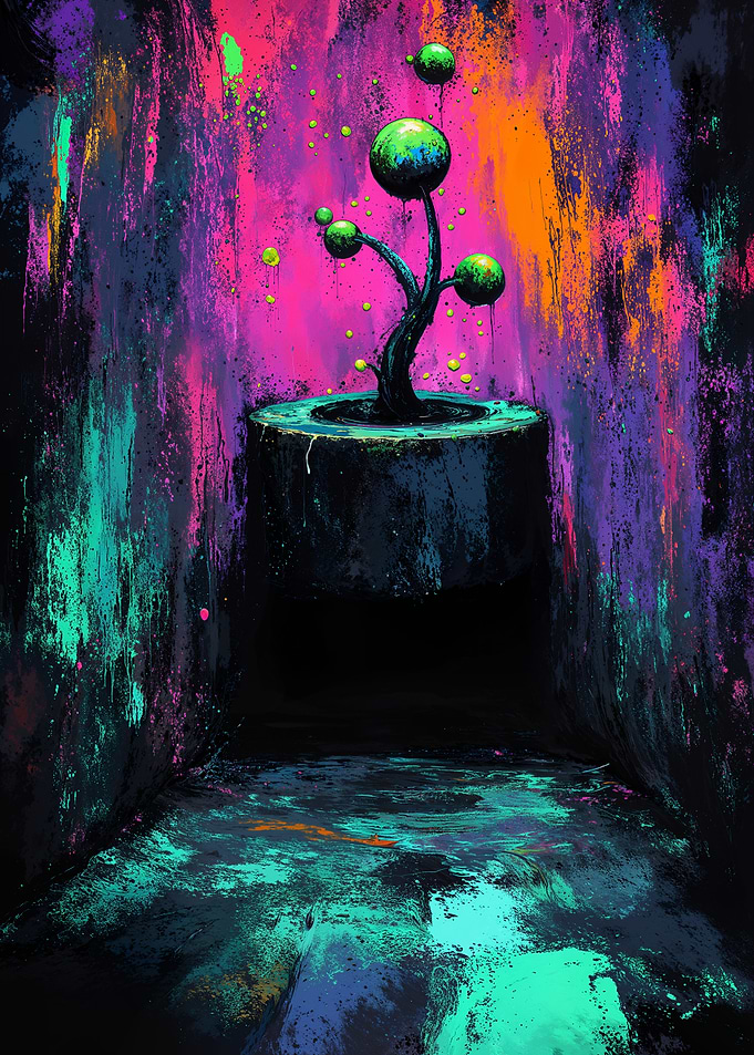 Neon Growth – The Awakening Tree
