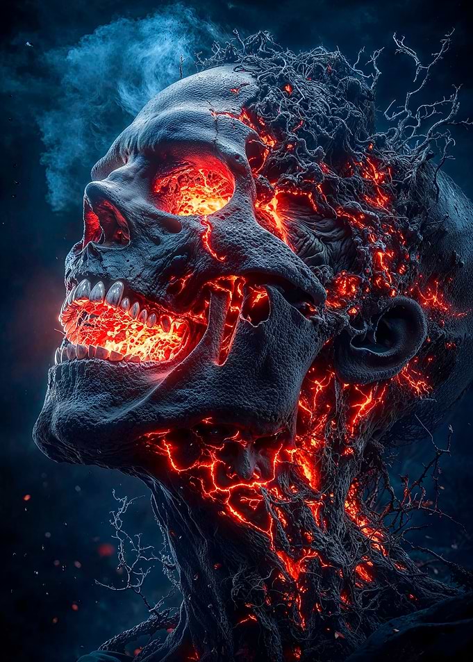 Lava Skull