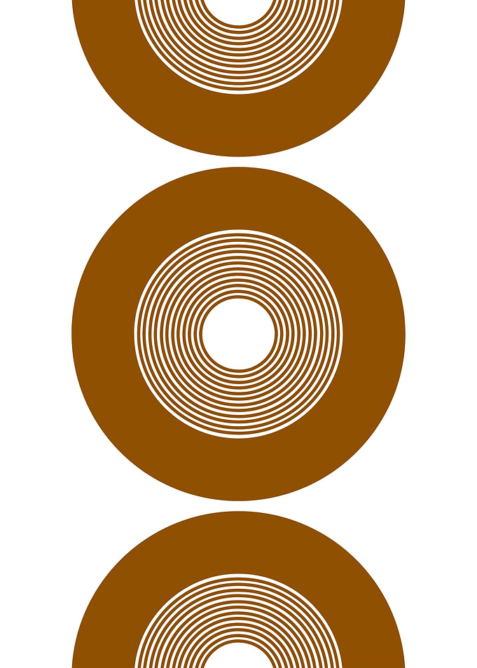 Brown Circle Pattern