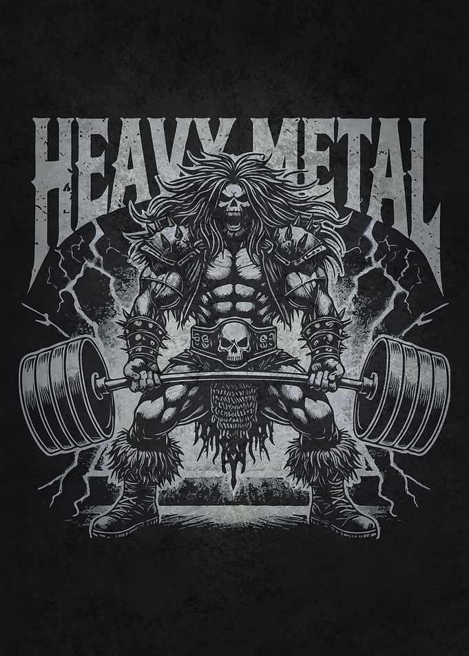 Heavy Metal Barbarian Powerlifting