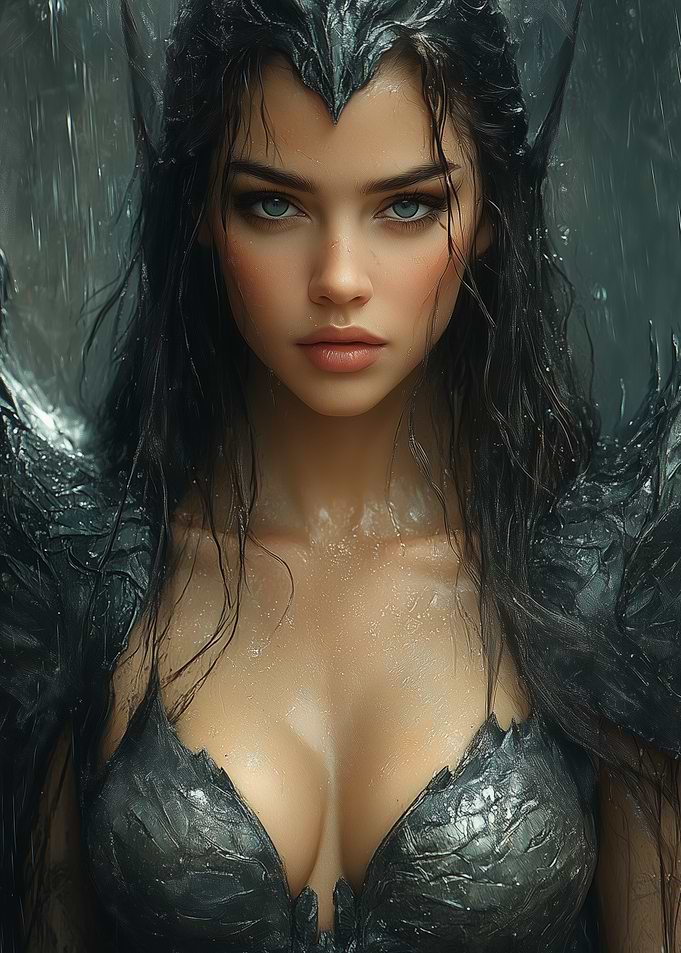 Dark Fantasy Warrior Woman