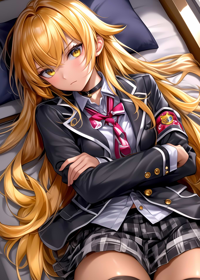 Anime Girl in School Uniform