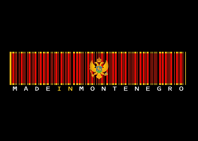 Montenegro Barcode Flag