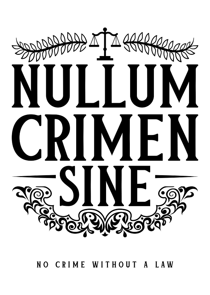 Nullum Crimen Sine Lege