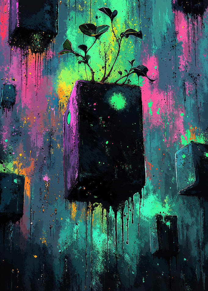Suspended Growth – Neon Eden