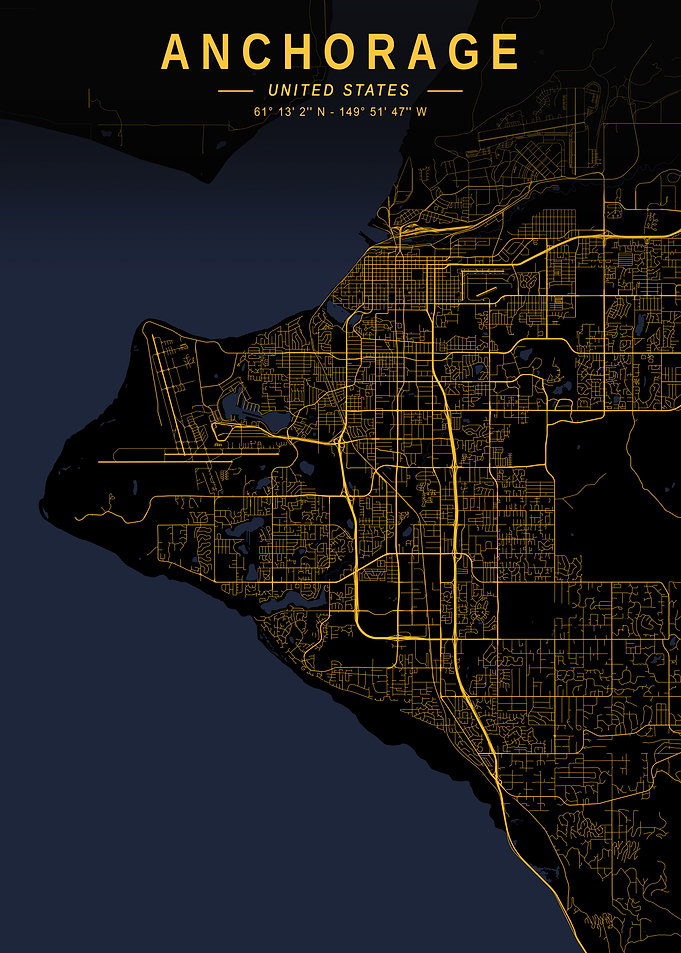 Anchorage Golden Map