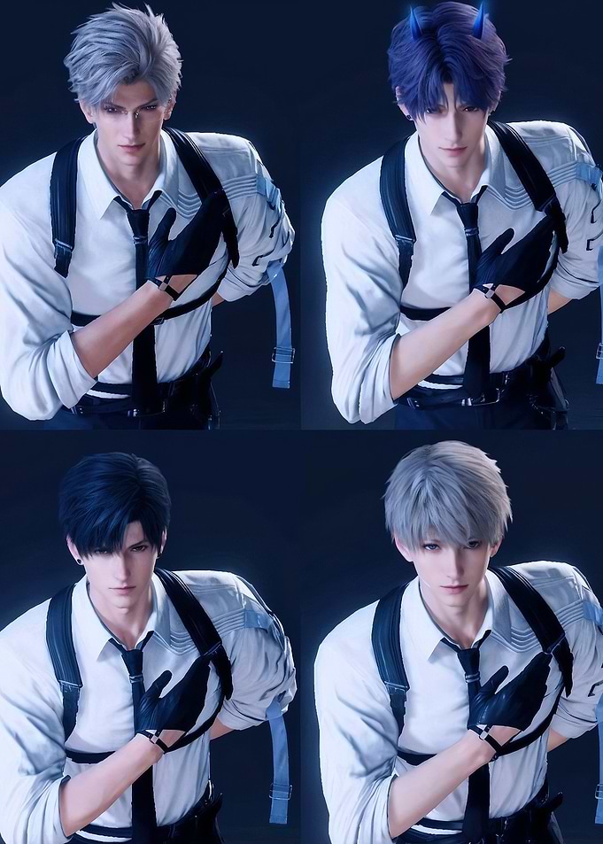Anime Male Character Variations