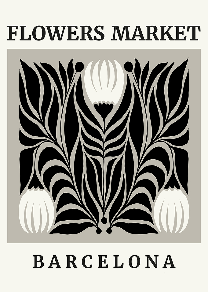 Barcelona Flowers Market Logo