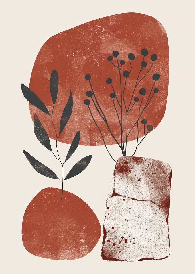 Abstract Floral Art