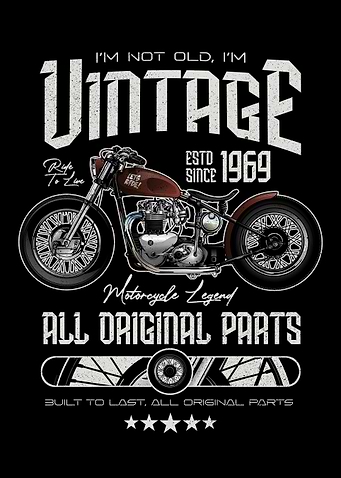 Vintage Motorcycle Rider