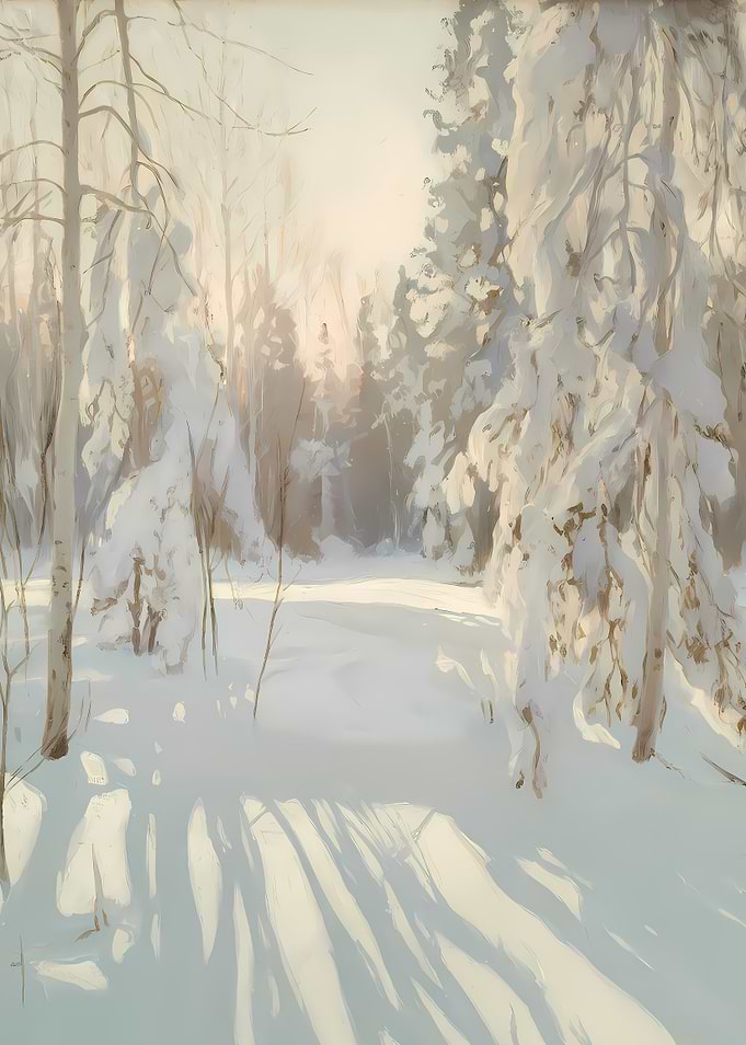 Snowy Forest in Rovaniemi