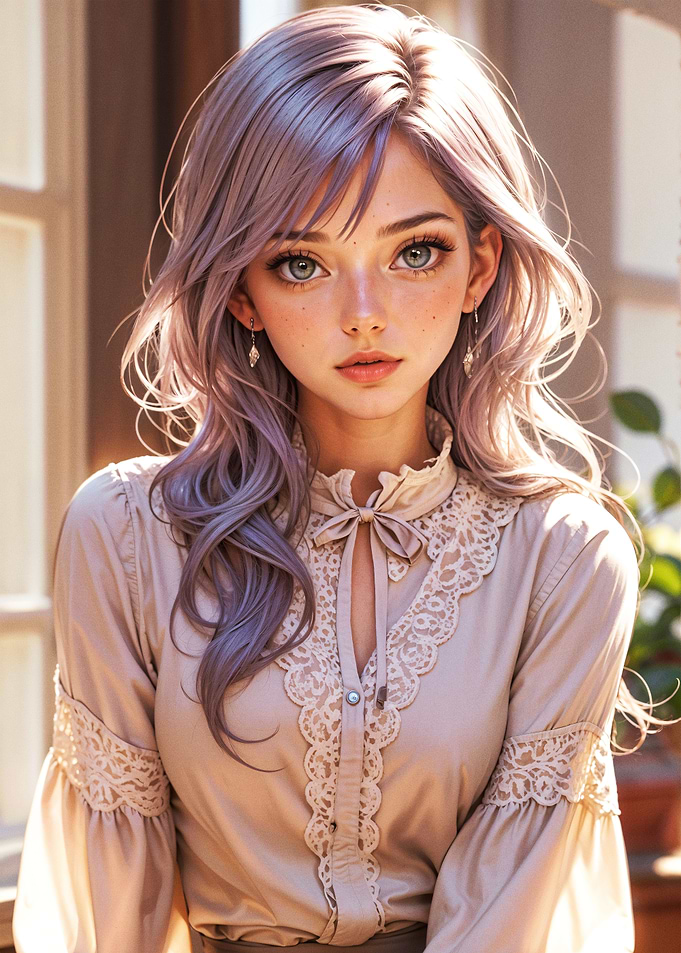 Ethereal Beauty in Vintage Elegance