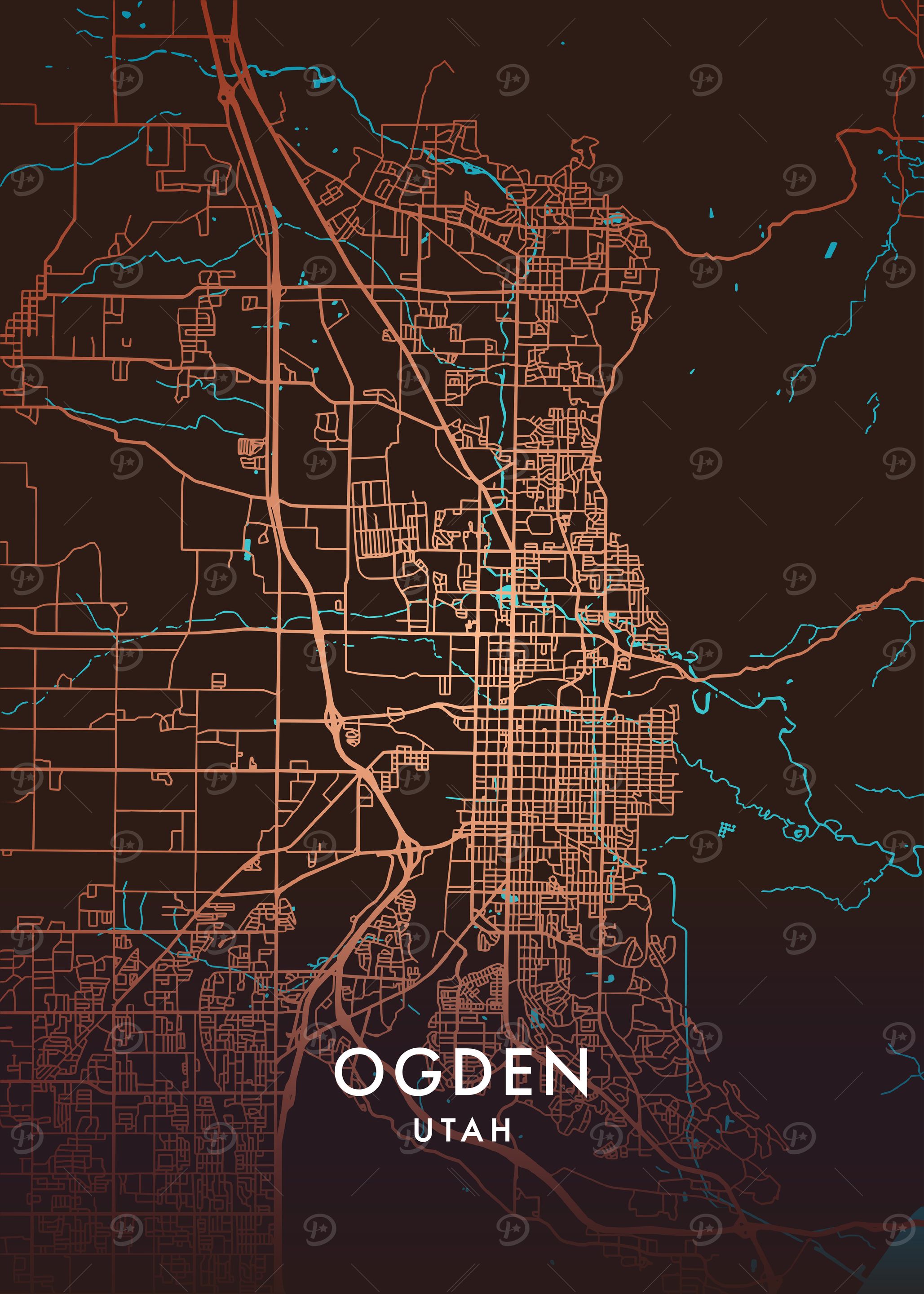 Ogden Utah City Map