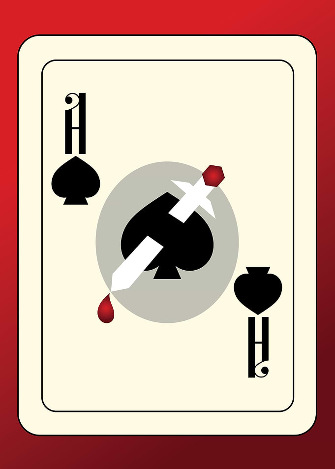 Ace of Spades with Sword