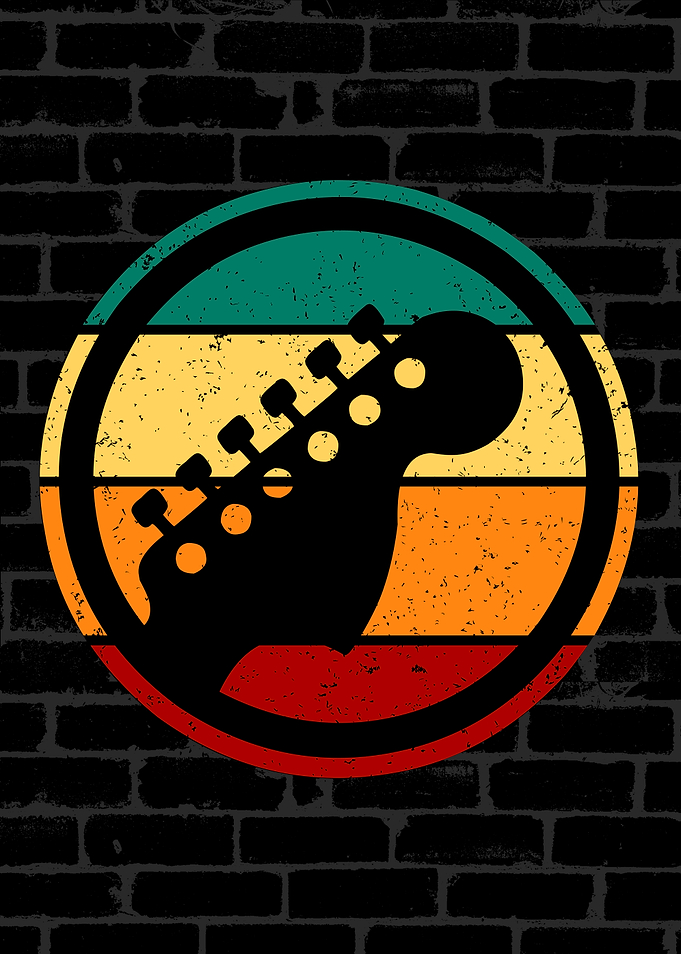 Guitar Retro Design