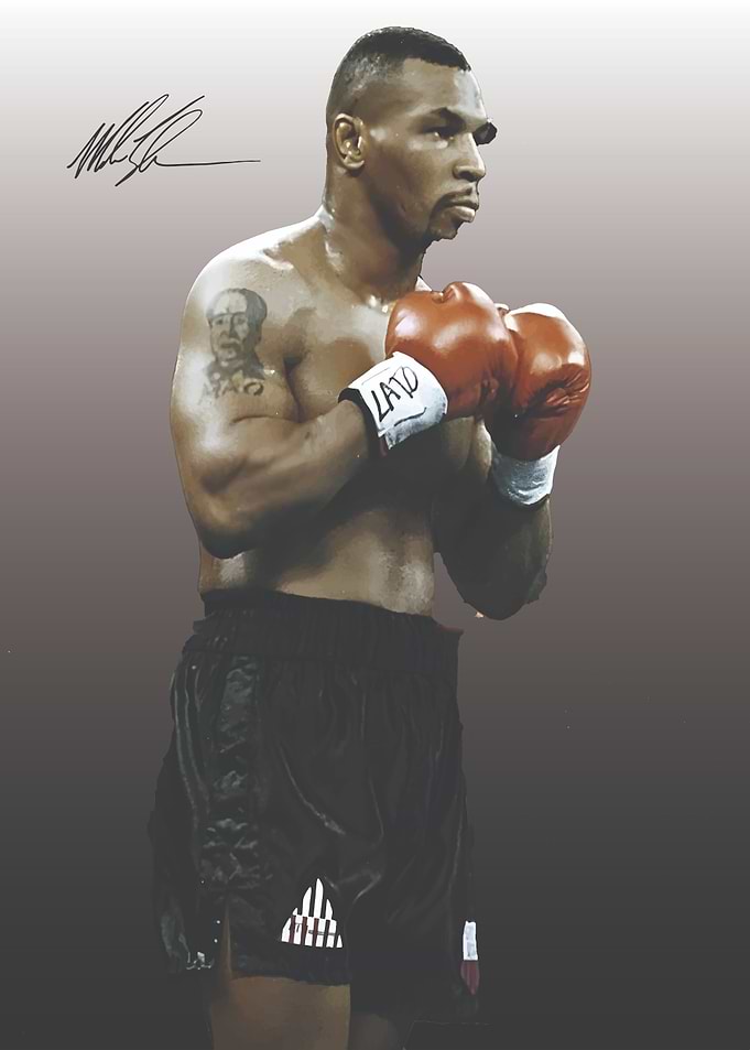 Mike Tyson Boxing Poster