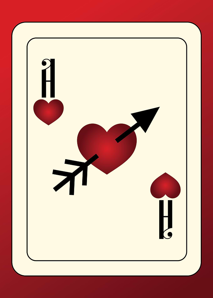 Ace of Hearts Playing Card