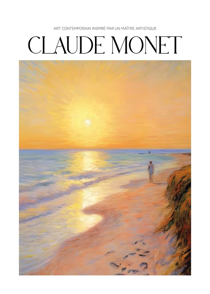Monet Sunset Seascape